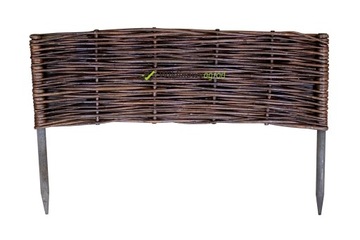 Płotek Palisada Obrzeże wiklinowe 60x20 Premium