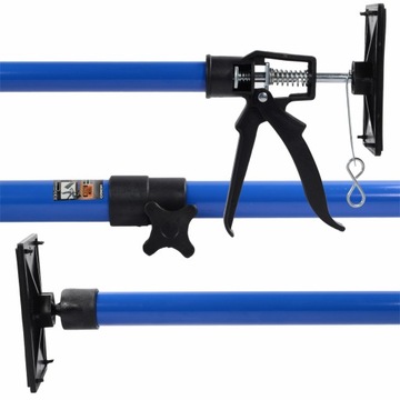 ТЕЛЕСКОПИЧЕСКАЯ ПОТОЛОЧНАЯ ОПОРА GYKPLATE EXPANNER 115-290см, ЧЕРНАЯ, 2 ШТ.