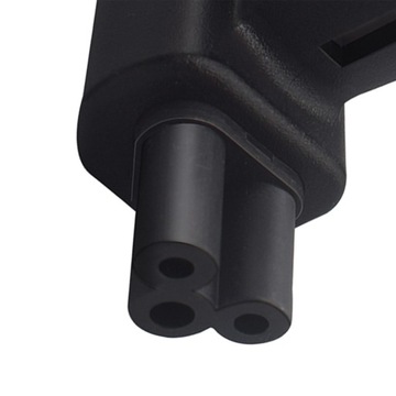 Переходник адаптера EU 4,8 мм в IEC 320 C5 с 2-контактного разъема «папа» на 3-контактный разъем «мама» Compt