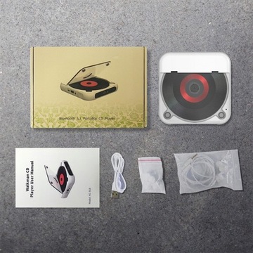 ПОРТАТИВНЫЙ MP3 CD-ПЛЕЕР Bluetooth USB