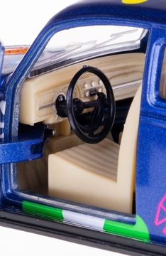МОДЕЛЬ VW BEETLE BEETLE FLOWERS KINSMART 1:32 СИНИЙ