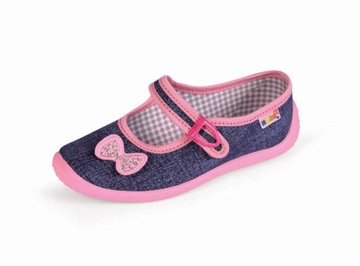Kapcie dziewczęce, denim, Nazo, r. 29