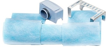 SANITLINE Odpływ liniowy CZARNE SZKŁO / MAT 100cm