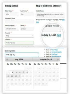 Плагин YITH WooCommerce «Дата доставки» Премиум