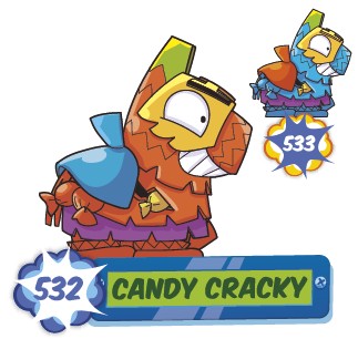 SUPER ZINGS seria 7 532 Candy Cracky brązowy