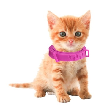 Регулируемый шейный ремень против блох для собак Acari Tick Remedy Cat розовый 70см
