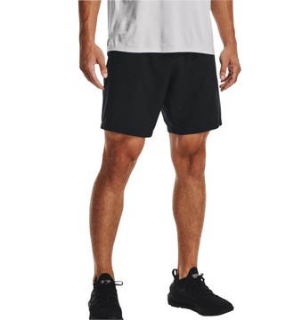 Under Armour Szorty sportowe UA Woven Graphic Shorts 1370388 Czarny Regular