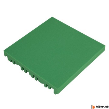 Gąbka akustyczna panel ścienny EQUALIZER ciemnozielony wygłuszający studio