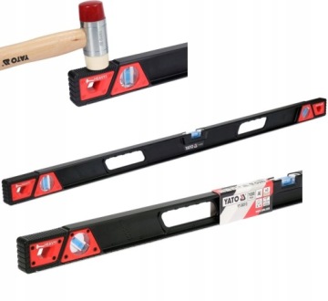 УРОВЕНЬ YATO МАГНИТНЫЙ УРОВЕНЬ 1000 ММ, АРМИРОВАННЫЙ АЛЮМИНИЕМ, 5 МАГНИТОВ