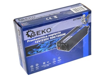 PRZETWORNICA SAMOCHODOWA 12V 230V 500W/1000W USB