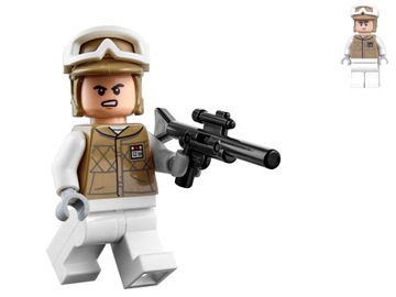 Lego Star Wars- Hoth Rebel Trooper + duży blaster ! 40557 sw1187