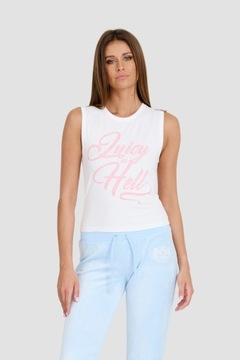 JUICY COUTURE Biały top Juicy As Hell Tank M