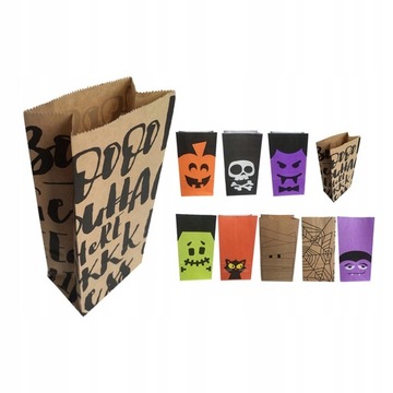 6 sztuk Etui Cukierki torby z uchwytem