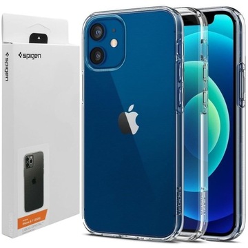 Bezbarwne Etui SPIGEN LC do Apple iPhone 12 i Pro