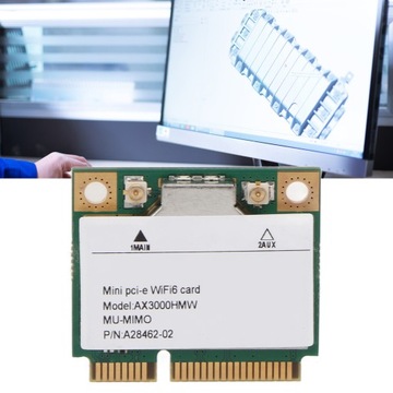 СЕТЕВАЯ КАРТА MINI PCIE WIFI6 3000 МБ/С БЫСТРАЯ