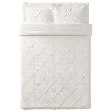 IKEA TRUBBTAG Pościel 200x200 biały