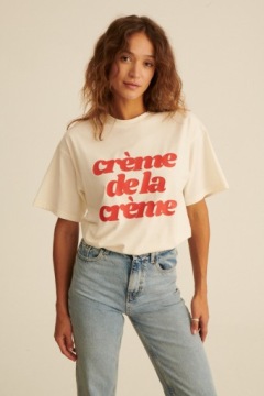 CREME DE LA CREME Она - воскресная футболка р. М.