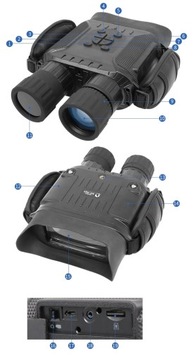 TOPHUNT NV-900 IR 3W прибор ночного видения, дальность 400м + 32ГБ