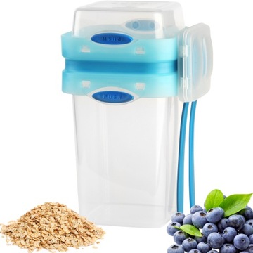 POJEMNIK NA ŻYWNOŚĆ ŚNIADANIÓWKA LUNCHBOX SZTUĆCE