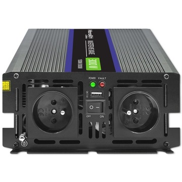 АВТОМОБИЛЬНЫЙ ПРЕОБРАЗОВАТЕЛЬ НАПРЯЖЕНИЯ 3000 MS WAVE 12В/230В 1500Вт/3000Вт USB