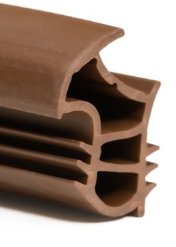 USZCZELKA USZCZELKI DO OŚCIEŻNICY PROGU DRZWI METALOWYCH JASNA BRĄZOWA 1mb