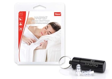 Haspro Sleep zatyczki do uszu spanie odpoczynek