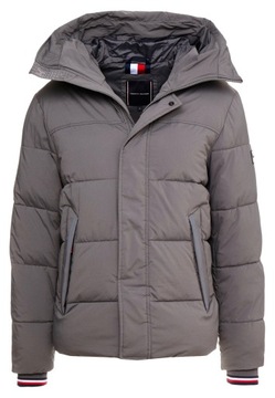 TOMMY HILFIGER KURTKA ZIMOWA NYLON HOODED BOMBER M