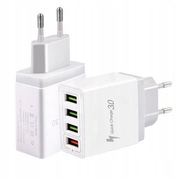 Ładowarka 4xUSB Quick Charge 3.0 QC 3.1A 18W