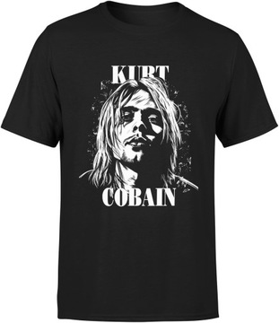 KOSZULKA NIRVANA KURT COBAIN MĘSKA ROCKOWA VINTAGE T-SHIRT MĘSKI TSHIRT