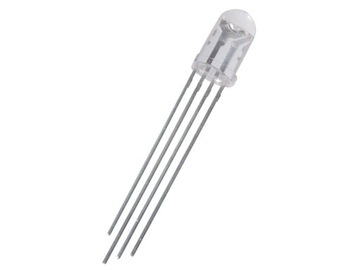 Dioda LED 5mm RGB 5 sztuk