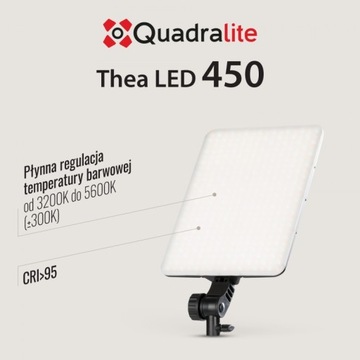 КОМПЛЕКТ светодиодной панели Quadralite Thea 450