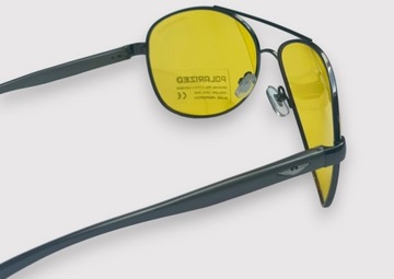 ПОЛЯРИЗОВАННЫЕ Осветляющие очки для ночного вождения ДЛЯ ВОДИТЕЛЕЙ, ЖЕЛТЫЕ