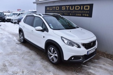 Peugeot 2008 I SUV Facelifting 1.2 PureTech 110KM 2018 Peugeot 2008 NaviKamera SkoraAlcantara Ambiente Led Panorama Klimatronic, zdjęcie 35