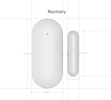 Датчик открытия/закрытия Digoo Hama RF433Mhz
