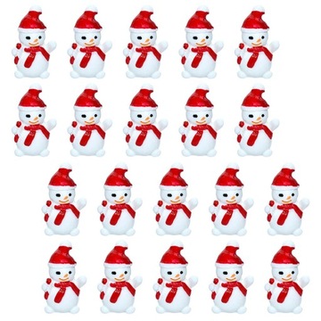 Мини-снеговик, маленькая декоративная фигурка, 50 шт.