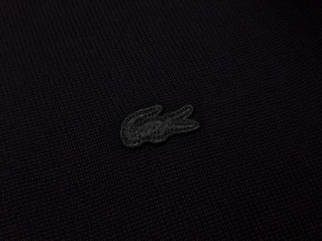 LACOSTE PÁNSKY SVETER ČIERNA VLNA ORIGINÁL NOVÝ S