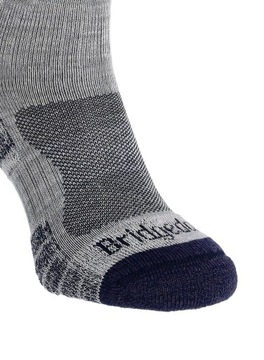 Походные носки Bridgedale Hike Lt Merino P 3/4 Crew - серебристый/n 40-43