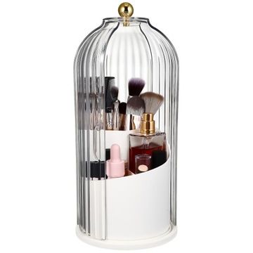 Container Lid Makeup Brush Organizer
