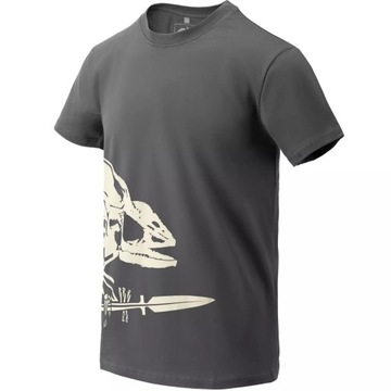 T-Shirt Helikon Full Body Skeleton Shadow Grey XXL