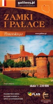 POMORSKIE ZAMKI I PAŁACE MAPA SAMOCHODOWA GALILEOS