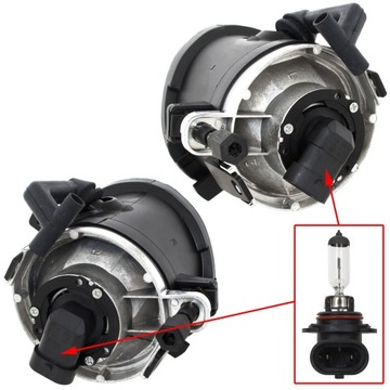 BMW 3 E46 5 E39 M-PAKET KOUŘOVÉ HALOGEN L+P KPL