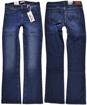 WRANGLER spodnie regular blue BOOTCUT _ W28 L32
