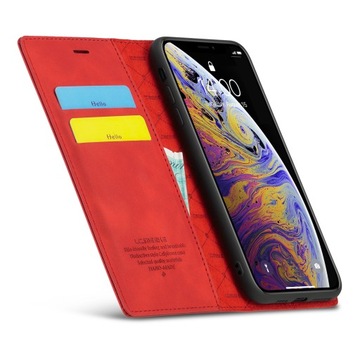 ETUI SKÓRZANE NA KLAPKĘ DO IPHONE X / XS