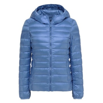 Kurtka damska pikowana z kapturem 1017-SKU078