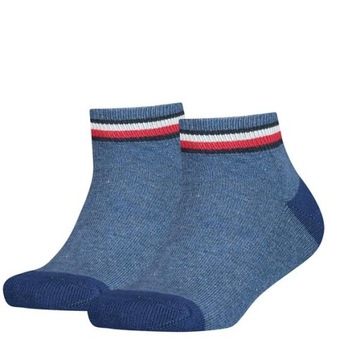 Y3170 SKARPETY Skarpetki TOMMY HILFIGER TH Iconic Sports Quar 2-PACK 39-42