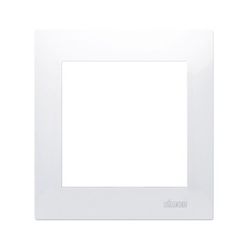 SIMON 54 RAMKA POJEDYNCZA BIAŁA DO KARTON-GIPSU