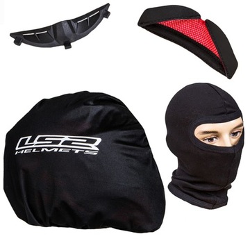 МОТОЦИКЛОВЫЙ ШЛЕМ LS2 FF353 BLK MAT XS BACLAVA