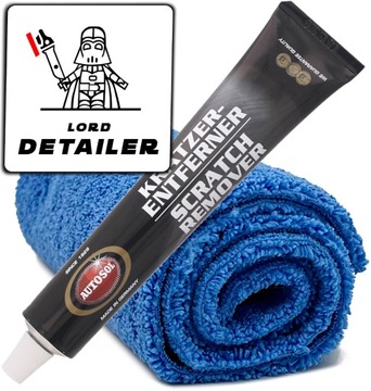 AUTOSOL SCRATCH REMOVER USUWANIE RYS Z LAKIEROWANYCH POWIERZCHNI PLASTIKU