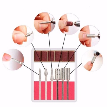 МАШИНКА ДЛЯ СВЕРЛЕНИЯ НОГТЕЙ МАНИКЮР ПЕДИКЮР АЛМАЗНЫЕ ФРЕЗЫ НАПЕДАЛЬНЫЕ КОЛПАЧКИ