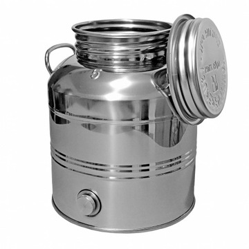 Antałek INOX БОЧКА, Нержавеющая сталь, КРАК, кувшин для самогона, ВИННЫЙ СОК, ВОДА 5Л